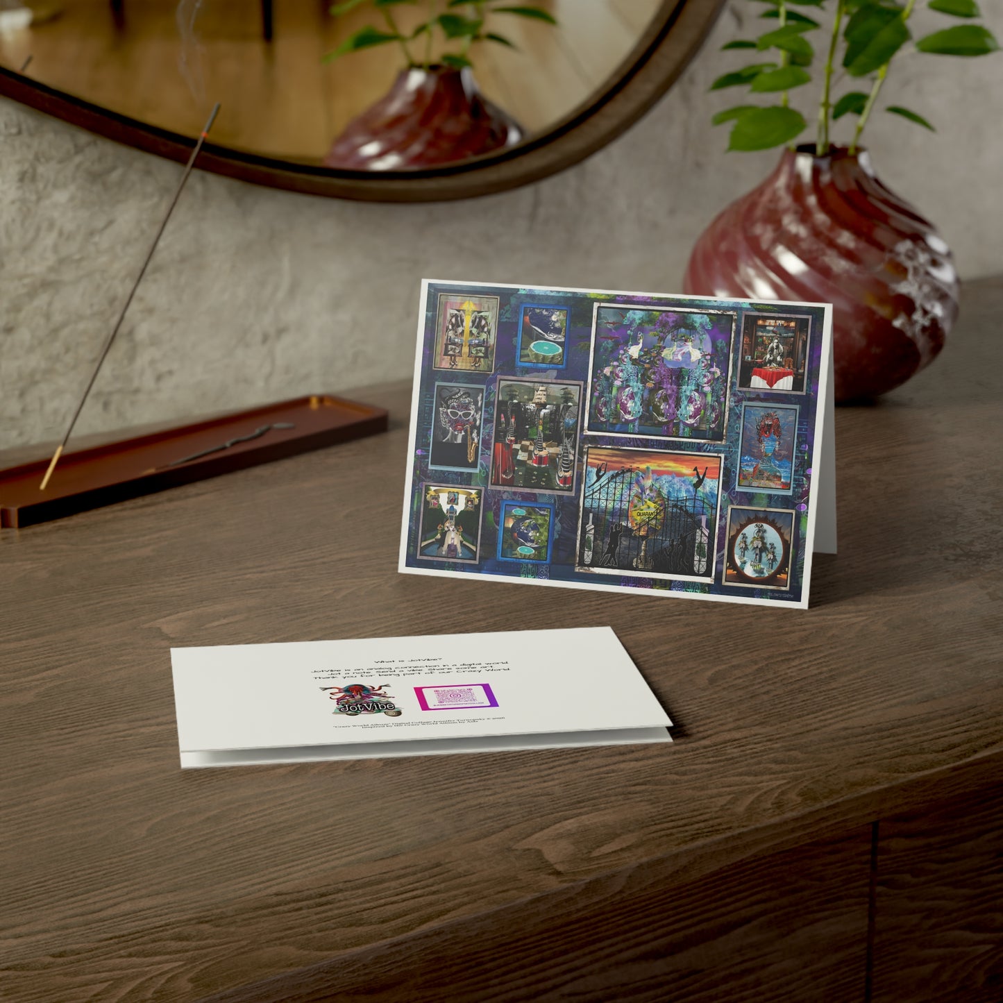Crazy World Album - Greeting Card