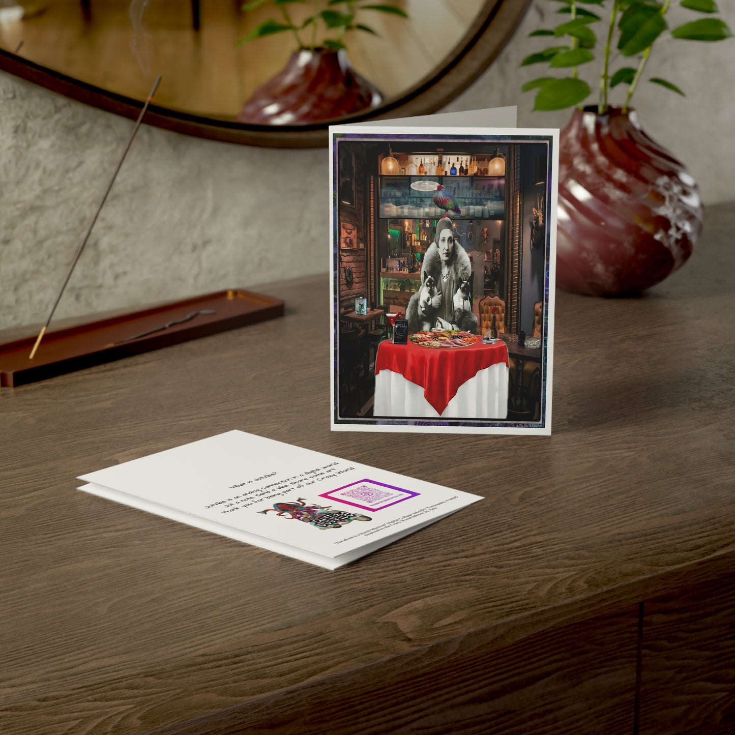 Moon is a Harsh Mistress - Greeting Card