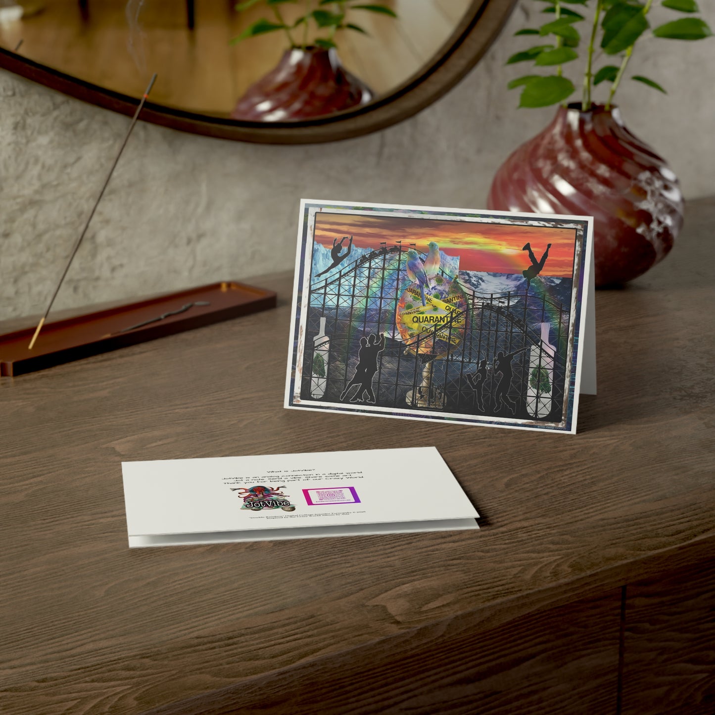 Double Rainbow - Greeting Card