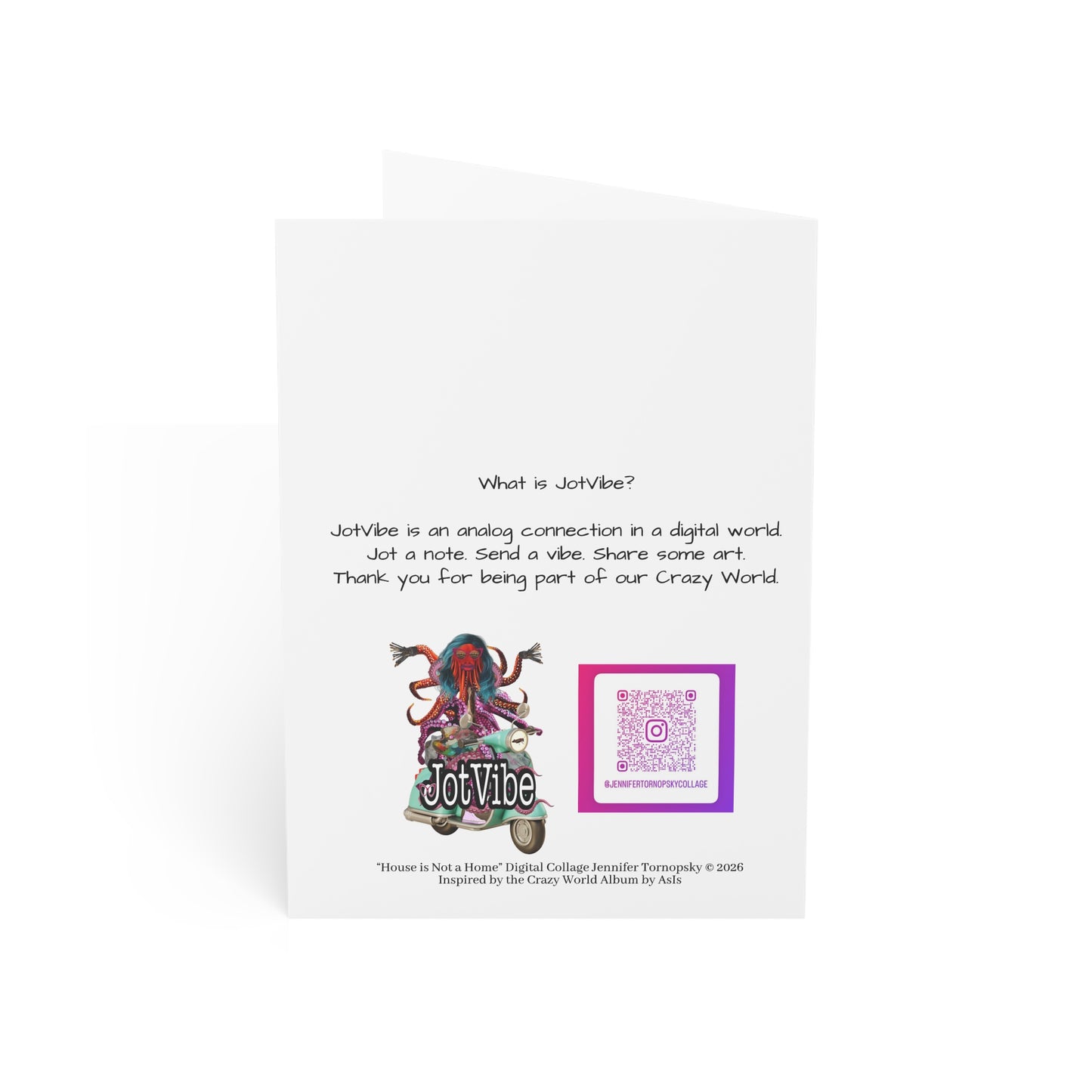 House is Not a Home - Greeting Card