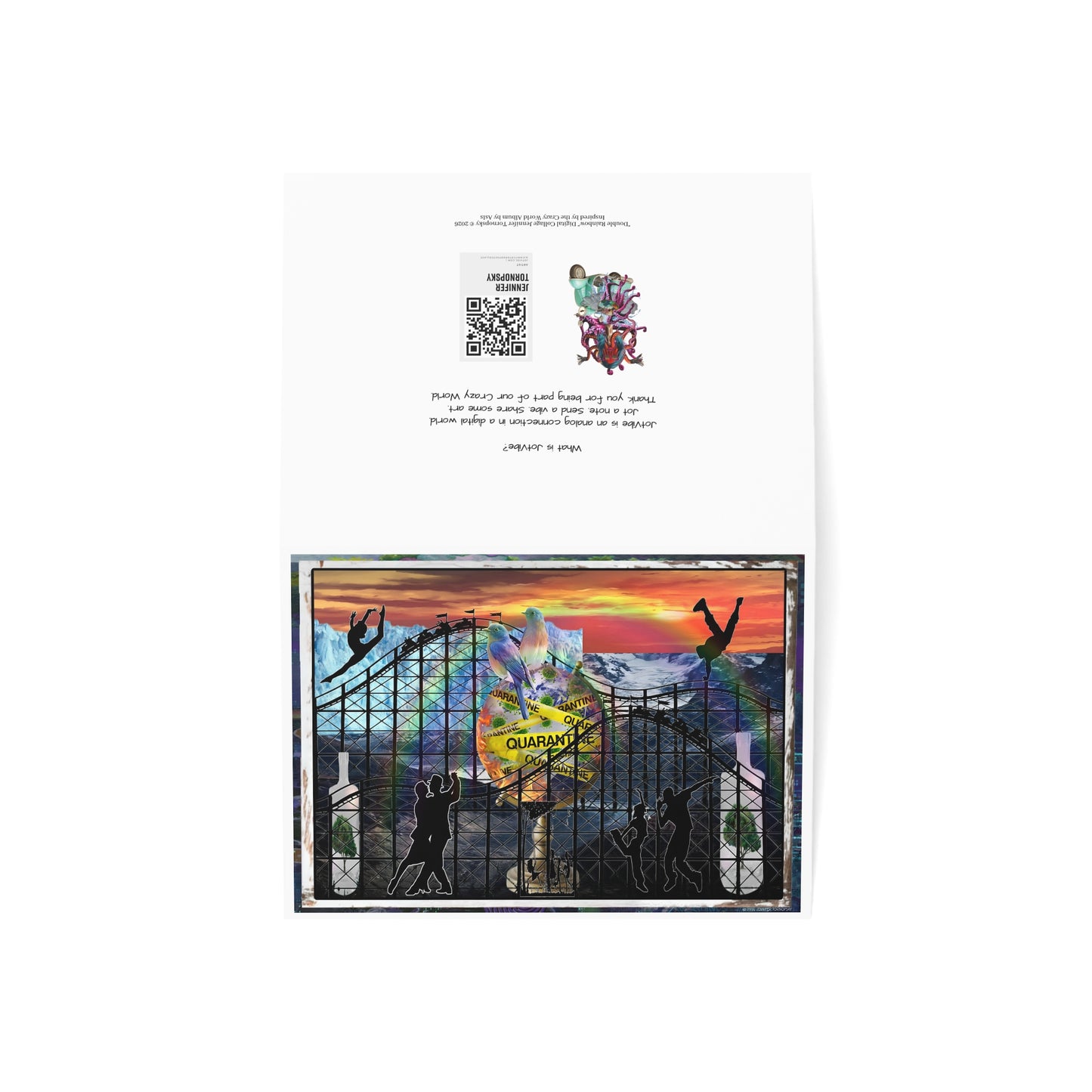 Gift Box Set of 10 Story Collages from the Crazy World Universe