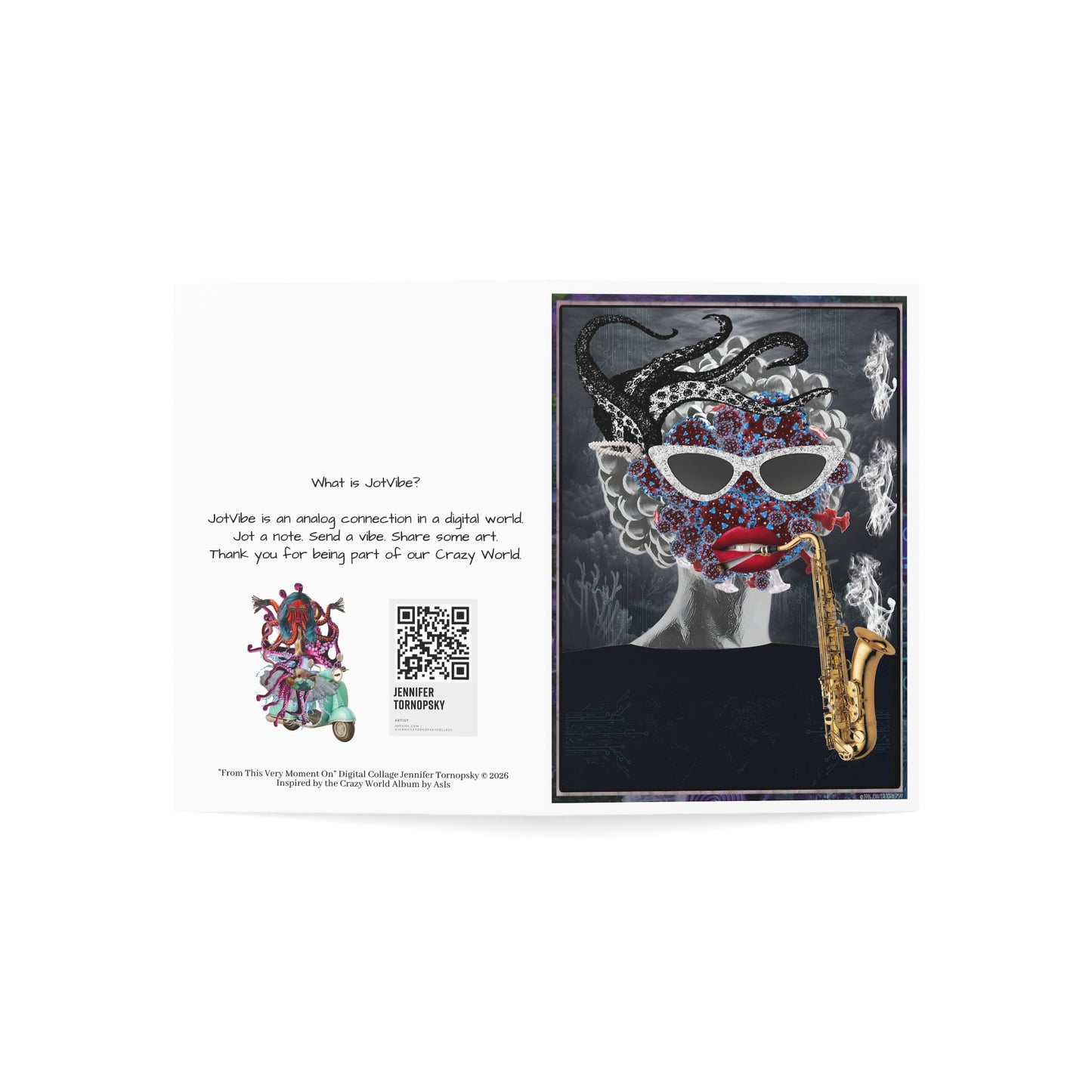 Gift Box Set of 10 Story Collages from the Crazy World Universe