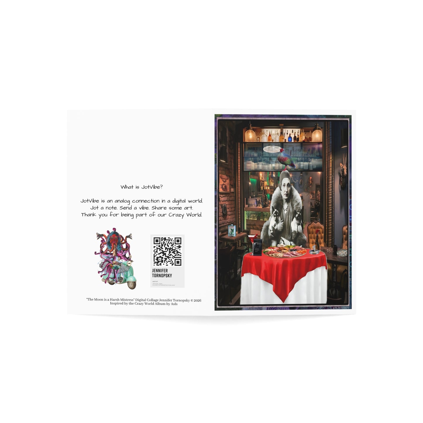 Gift Box Set of 10 Story Collages from the Crazy World Universe