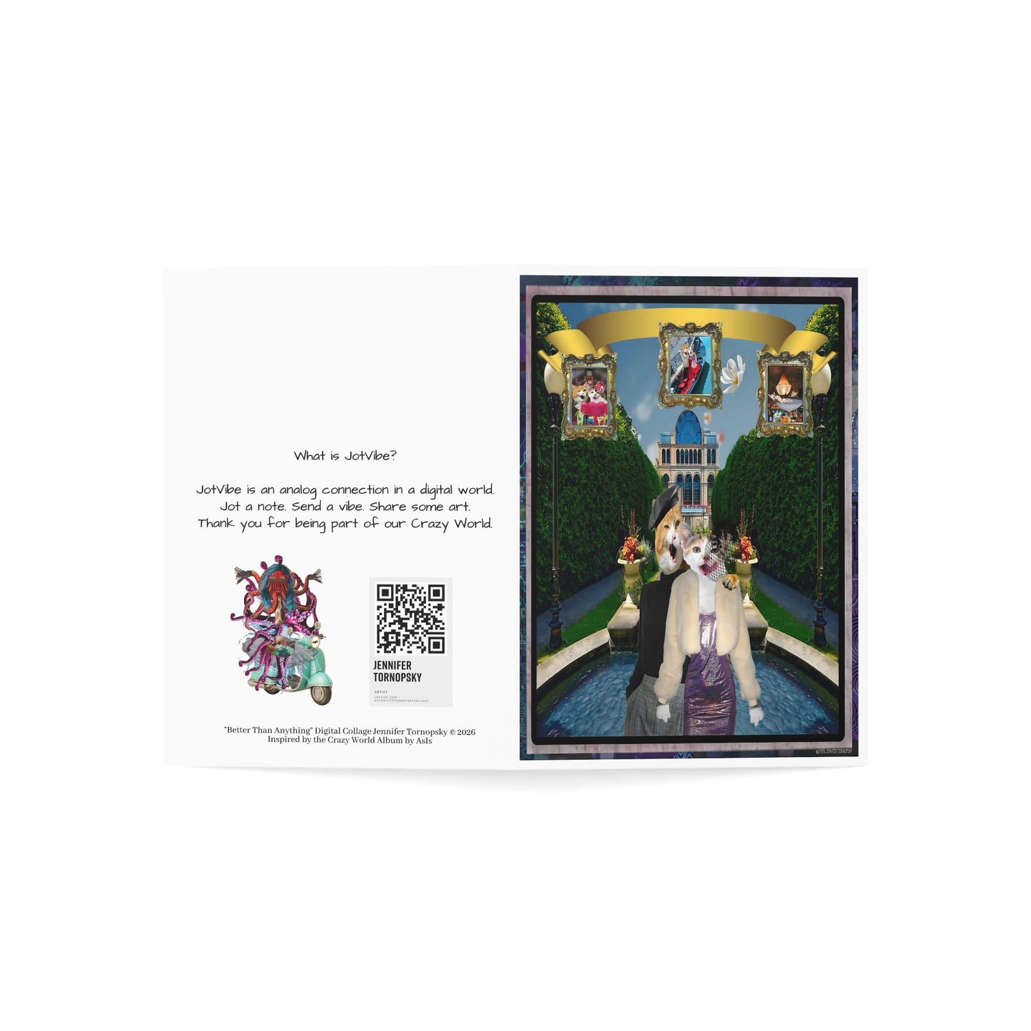Gift Box Set of 10 Story Collages from the Crazy World Universe