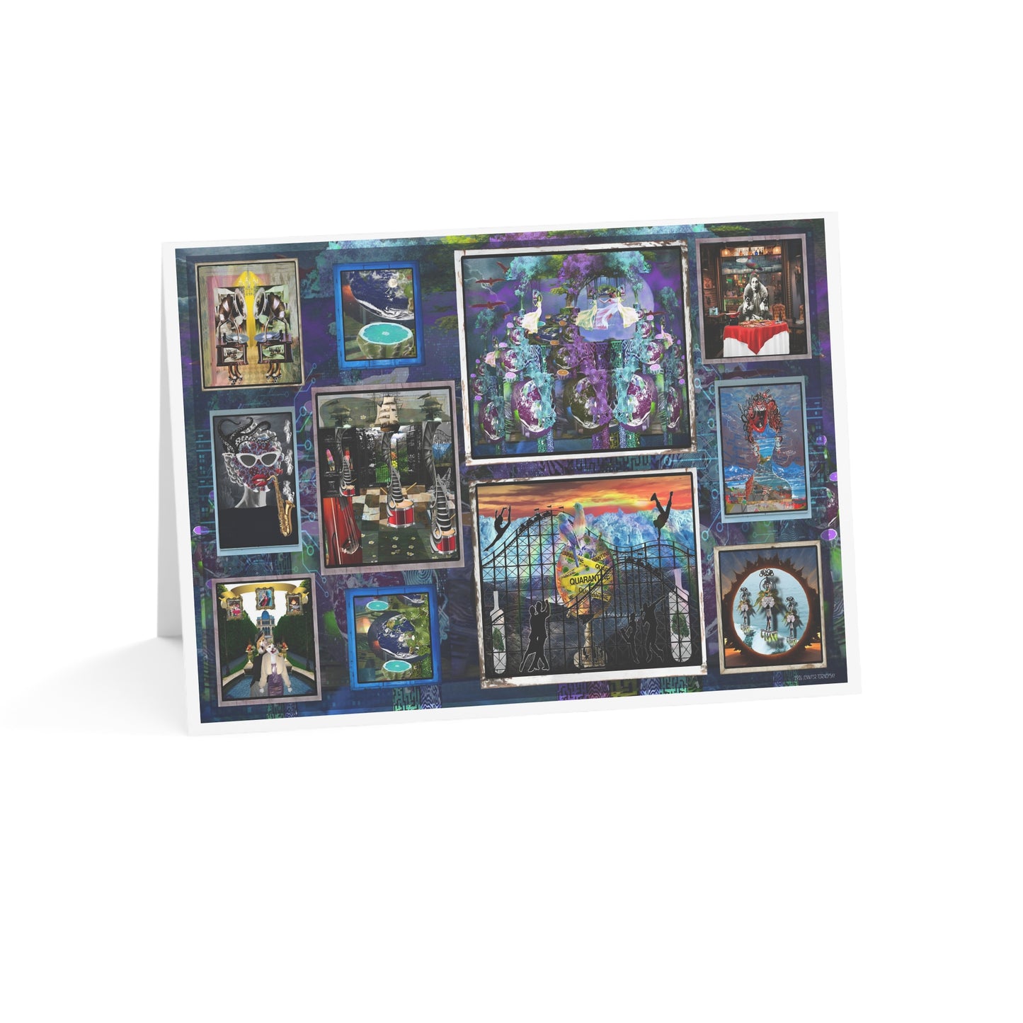 Crazy World Album - Greeting Card