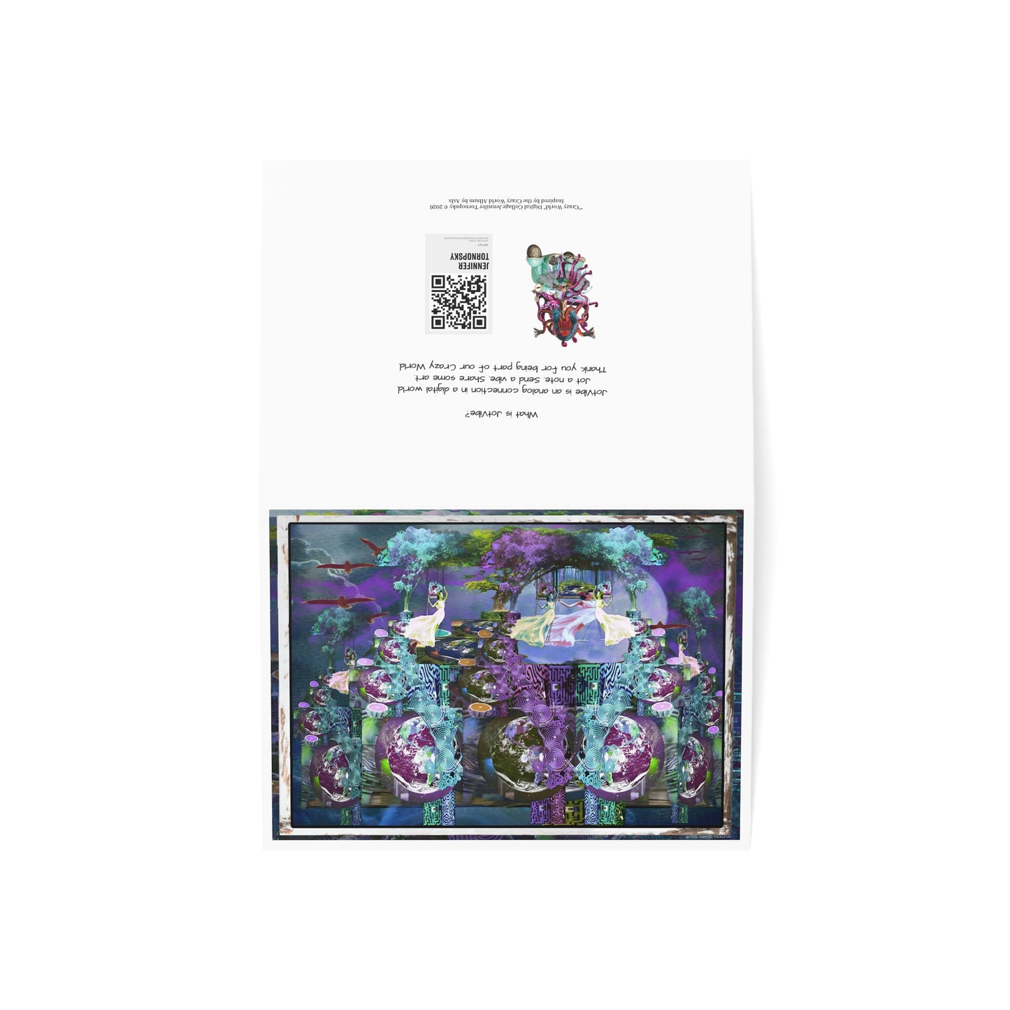Gift Box Set of 10 Story Collages from the Crazy World Universe