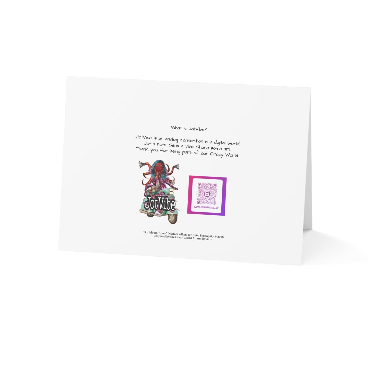 Double Rainbow - Greeting Card