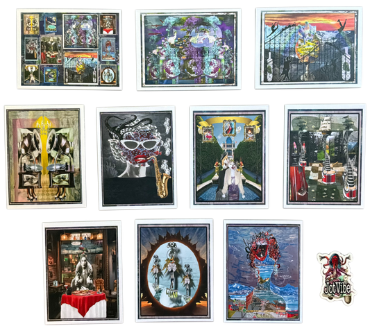 Set of 10 Postcards from the Crazy World Universe
